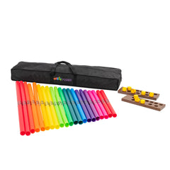 Wak-a-Tubes 21 player classroom pack - bass octave (with bag)