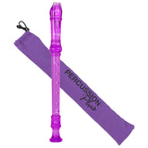 Percussion Plus PP912 descant recorder - Transparent purple
