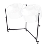 Percussion Plus Hammer Series double steel pan stand