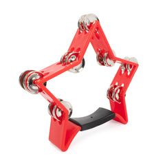 Percussion Plus star tambourine - Red