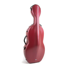 Gewa Pure Rolly polycarbonate cello case with wheels - Red