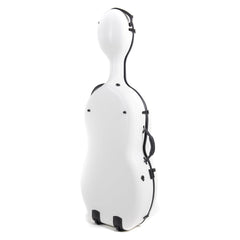 Gewa Pure Rolly polycarbonate cello case with wheels - White