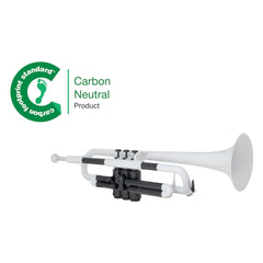 pTrumpet plastic Bb trumpet outfit - White