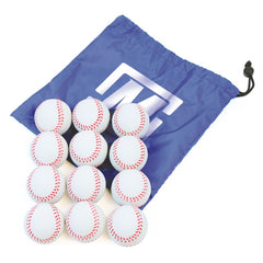 RUBBER SPONGE ROUNDERS BALL 63MM, WHITE, BAG OF 12