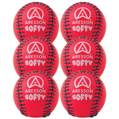 ARESSON SOFTY ROUNDERS BALL PINK, SET OF 6
