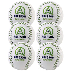 ARESSON SUPER MATCH ROUNDERS BALL WHITE, SET OF 6