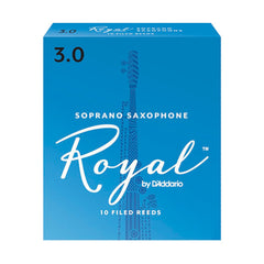 Rico Royal box of 10 Bb soprano saxophone reeds - 3.0 (box of 10)