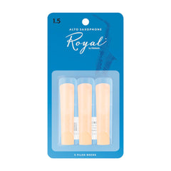 Rico Royal Eb alto saxophone reeds - 1.5 (card of 3)