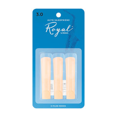 Rico Royal Eb alto saxophone reeds - 3.0 (card of 3)