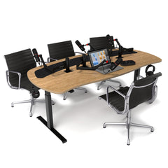 AKA Design ProCast R4 sit-stand studio desk – Oak