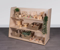 FREE STANDING SHELF 540MM DEEP ( For mobile option add S-0090 castor pack) (Maple)
