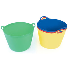 FLEXI TUB 42L, 380MM H X 480MM DIA, SET OF 4