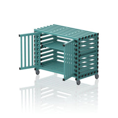 VENDIPLAS TROLLEY CABINET MEDIUM, GREEN