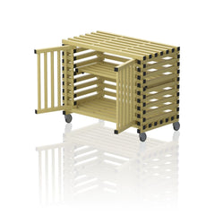 VENDIPLAS TROLLEY CABINET MEDIUM, YELLOW