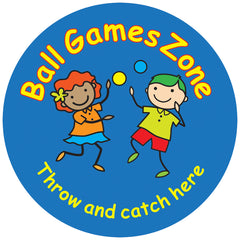 PLAYTIME ZONE SIGNS BALL GAMES ZONE