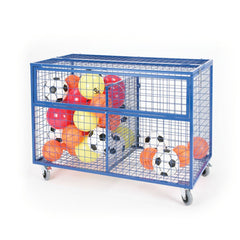 MESH STORAGE TROLLEY WITH DIVIDER