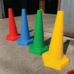 MARKER CONE 50CM, WEIGHTED, SET OF 4