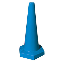 MARKER CONE 50CM, WEIGHTED, BLUE