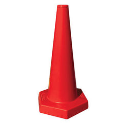 MARKER CONE 50CM, WEIGHTED, RED
