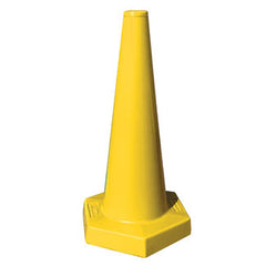 MARKER CONE 50CM, WEIGHTED, YELLOW