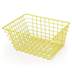 WIRE BASKET YELLOW, 530L X 330 W X 260MM H