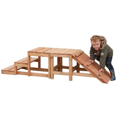 SLOPE UP AND STEP DOWN 2 HALVES