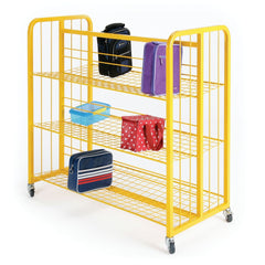 LUNCH BOX TROLLEY DOUBLE SIDED, HOLDS 60 LUNCHBOXES