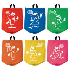 NUMBERED JUMP SACKS SET OF 6