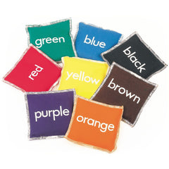 COLOURED BEAN BAG SET OF 8