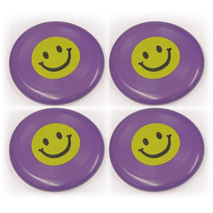 PLASTIC FRISBEE SET OF 4
