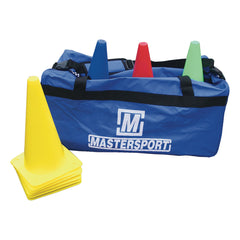 PLASTIC CONE 300MM MIXED COLOURS, BAG OF 24