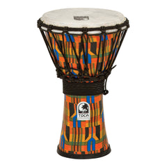 Toca Freestyle kente cloth djembe - rope tuned - 7 inch (head)