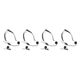 Chord NU4 4-channel wireless microphone system - 4 x headset mics