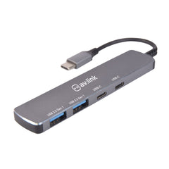 AV Link 4 port ultra-slim USB3.2 Type-C hub