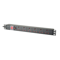 Adastra 19" Rackmount Power Distribution units 6-gang UK + breaker