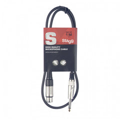 Stagg XLR-Jack microphone cable - 1m