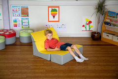 Folding Sensory Lounge Chair - Double
Yellow/Grey