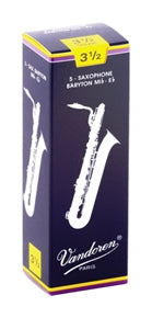 Vandoren Eb baritone saxophone reeds box of 5 - 3