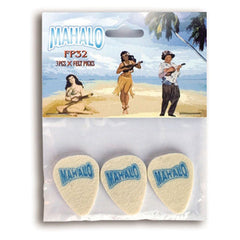 Mahalo felt ukulele plectrums - pack of 3