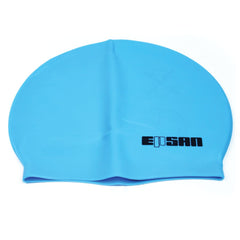 SILICONE SWIMMING CAP 55G, BLUE