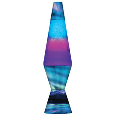 DUE MAR Lava Lamp Northern Lights Purple/Blue - 14.5In