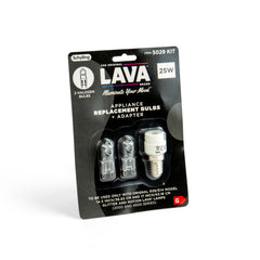 Lava Replacement Bulb G9 adapter with G9 Bulb Pk 2