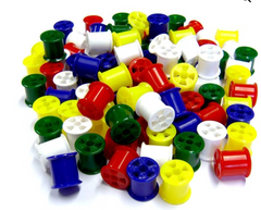 Plastic Cotton Reels Pack 100