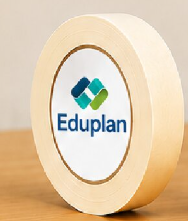 MASKING TAPE 1 INCH 30 YARD-EDUPLAN EDU1X30DS