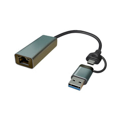 Electrovision USB and USB type C to ethernet adapter