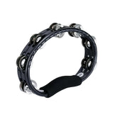 Meinl double row tambourine with stainless steel jingles - Black