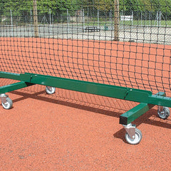 FREESTANDING TENNIS TROLLEYS GREEN, PAIR