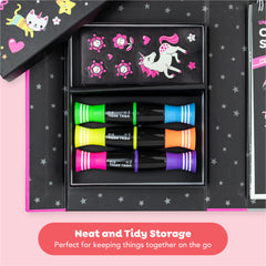 Neon Colouring Set - Unicorns and Friends (5 Years +)