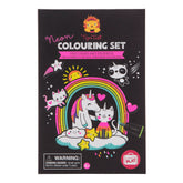 Neon Colouring Set - Unicorns and Friends (5 Years +)