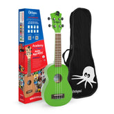 Octopus Academy soprano ukulele - Green